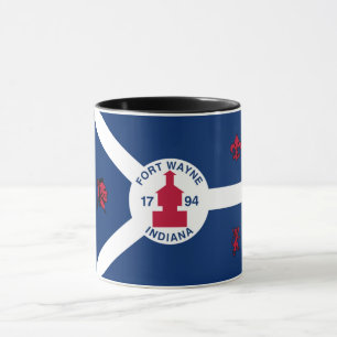 Mug Drapeau de la ville de Fort Wayne