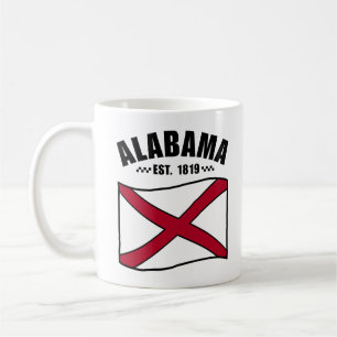 Mug Drapeau de l'Alabama USA