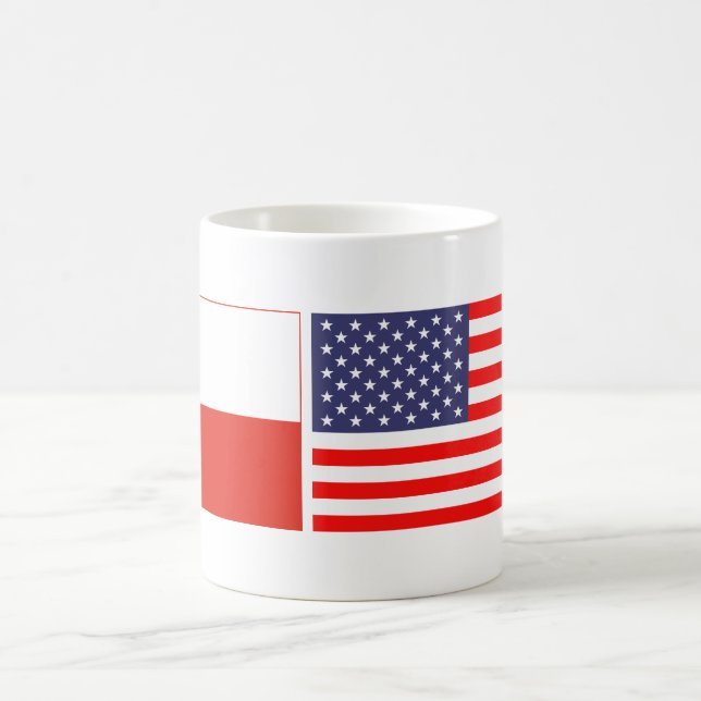 Mug Drapeau de l'Amérique polonaise (Centre)