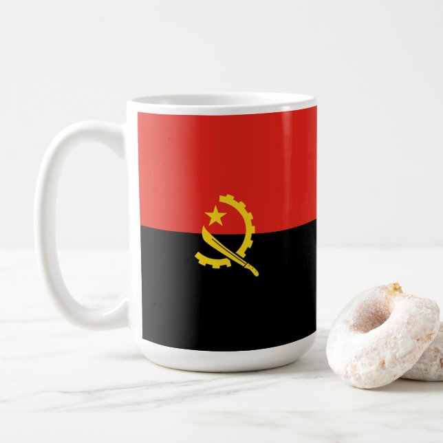 Mug Drapeau de l'Angola (Avec donut)