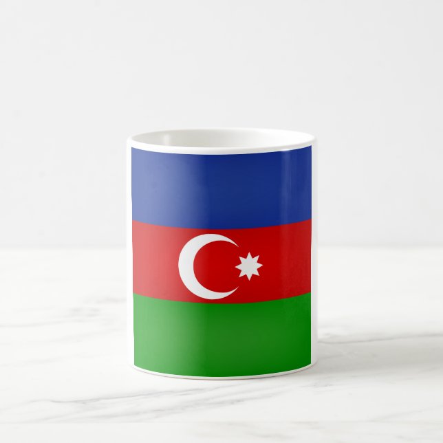 Mug Drapeau de l'Azerbaïdjan cool (Centre)