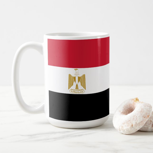 Mug Drapeau de l'Égypte (Avec donut)