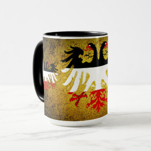 Mug Drapeau de l'empire allemand à jamais double aigl
