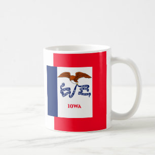 Mug Drapeau de l'État de l'Iowa