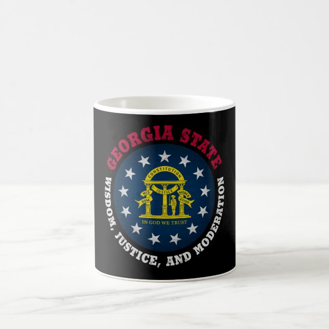 MUG DRAPEAU DE L'ÉTAT GEORGIA PEACH (Centre)