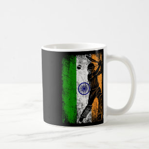 Mug Drapeau de l'Inde Maillot de cricket indien Fan Jo