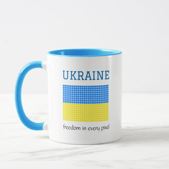 Mug Drapeau de l'UKRAINE (Gauche)