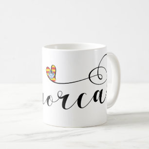 Mug Drapeau de Minorque Coeur, Baléares