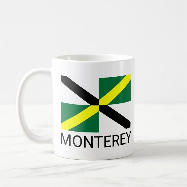 Mug Drapeau de Monterey, Californie (Gauche)