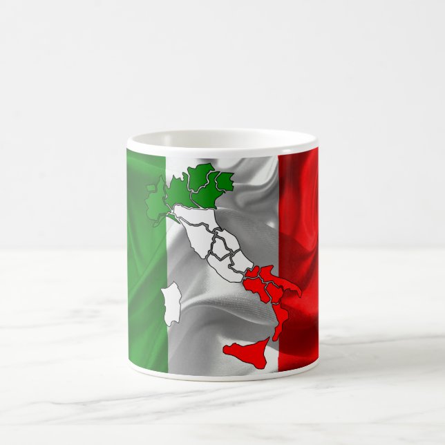 Mug Drapeau de ondulation italien (Centre)