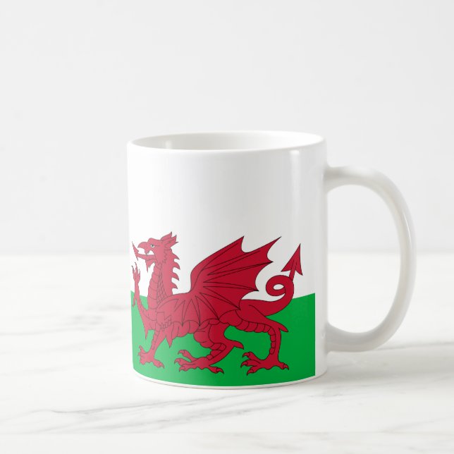 Mug Drapeau de Pays de Galles en céramique Musique (Droite)