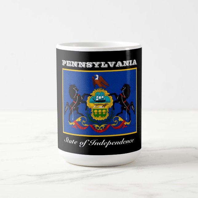 Mug Drapeau de Pennsylvanie et slogan (Centre)