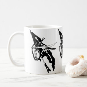 Mug Drapeau de pirates vintage, crâne et os entrecrois