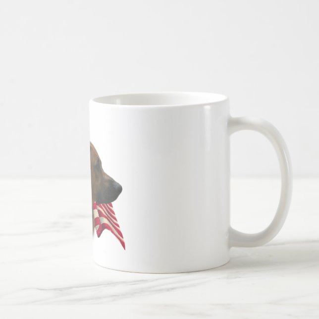 Mug Drapeau de Rhodesian Ridgeback (Droite)