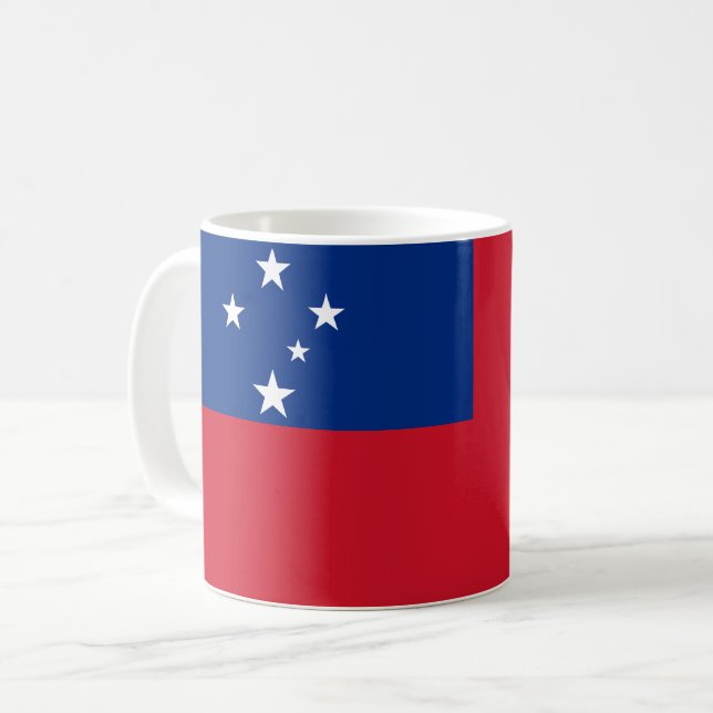 Mug Drapeau de Samoa (Devant gauche)