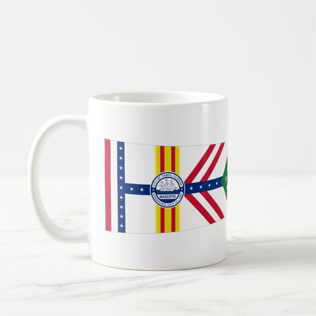 Mug Drapeau de Tampa, la Floride (Gauche)