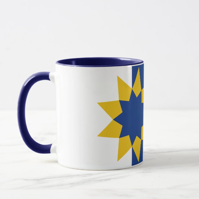 Mug Drapeau de Topeka, Kansas (Gauche)