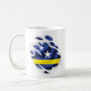 Mug Drapeau déchiré de Curaçao
