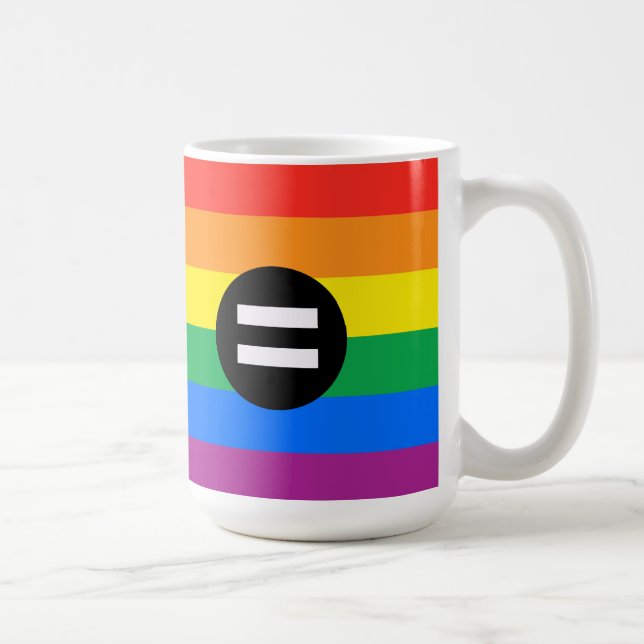 Mug Drapeau des droits gays (Droite)