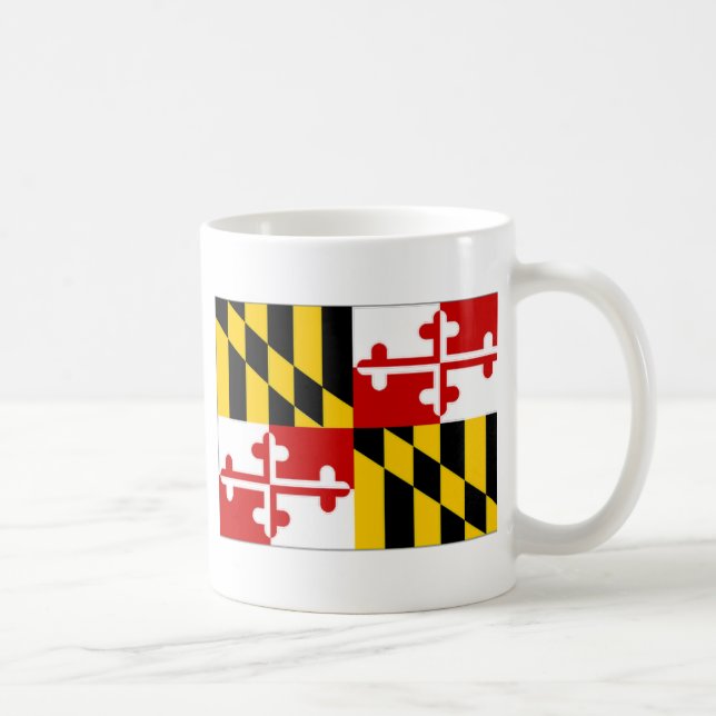 Mug Drapeau des Etats-Unis le Maryland (Droite)