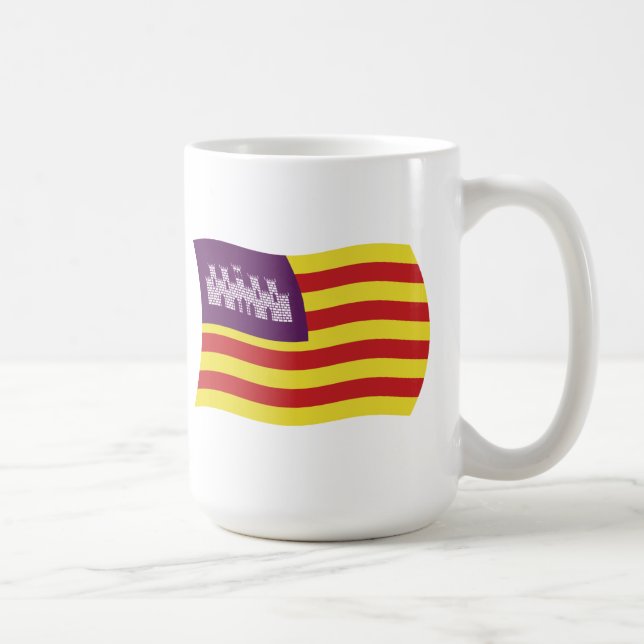Mug Drapeau des Îles Baléares (Droite)