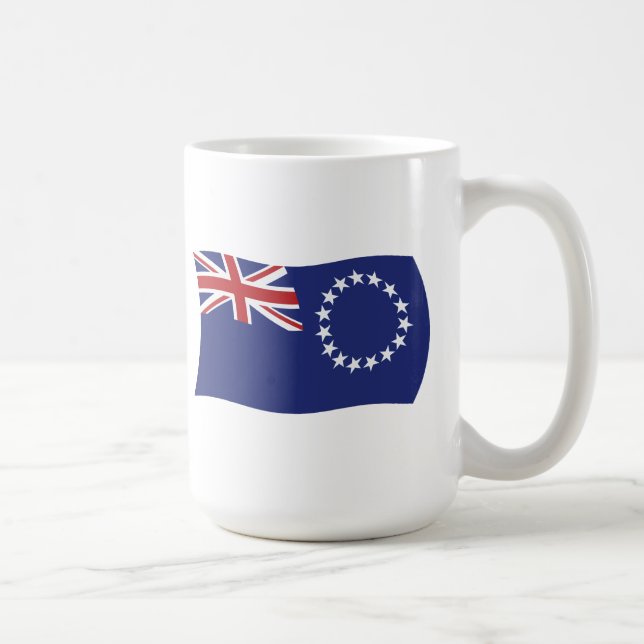Mug Drapeau des Îles Cook (Droite)
