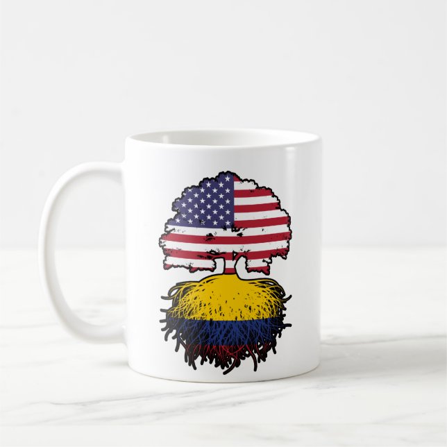 Mug Drapeau des racines d'arbre Colombie-Britannique (Gauche)