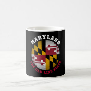MUG DRAPEAU D'ÉTAT DE LA VIEILLE LIGNE DE MARYLAND