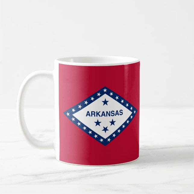 Mug Drapeau d'État de l'Arkansas (Gauche)