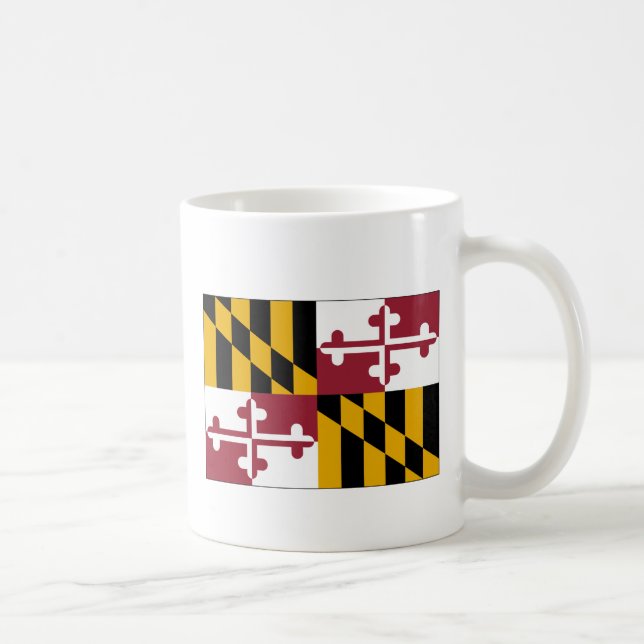 Mug Drapeau d'état du Maryland (Droite)