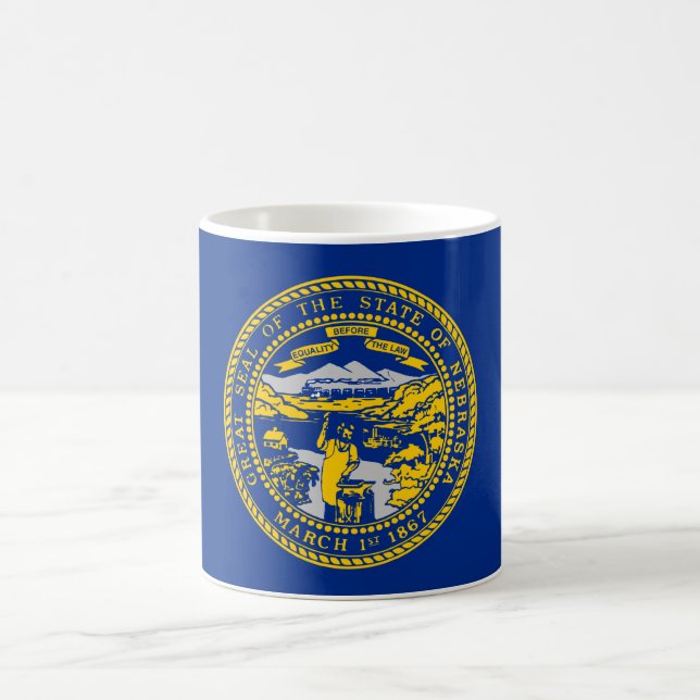 Mug Drapeau d'État du Nebraska (Centre)