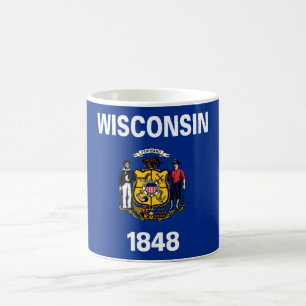 Mug Drapeau d'État du Wisconsin