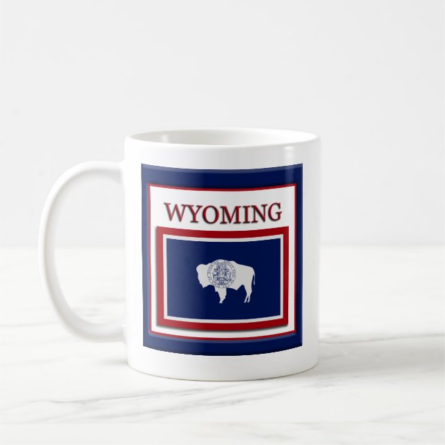 Mug Drapeau d'État du Wyoming (Gauche)