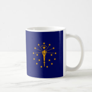 Mug Drapeau d'état Indiana