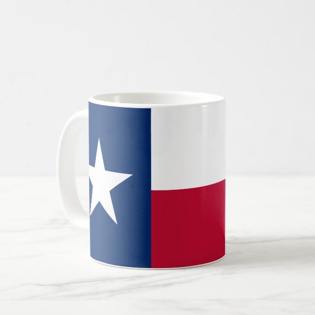 Mug Drapeau d'État texan (Texas) (Devant gauche)