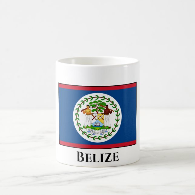 Mug Drapeau du Belize (Centre)
