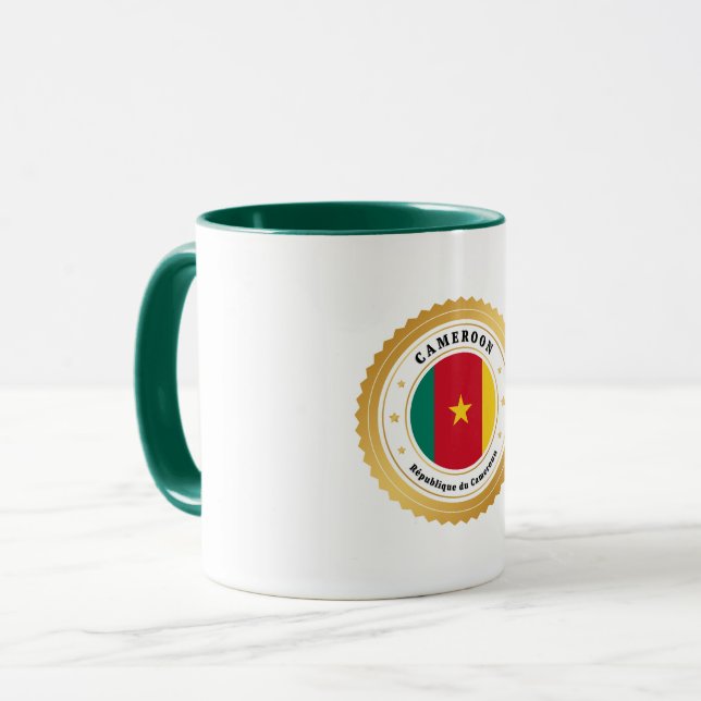 Mug Drapeau du Cameroun (Devant gauche)