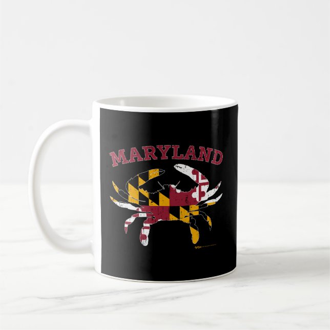 Mug Drapeau du crabe bleu de l'État du Maryland (Gauche)