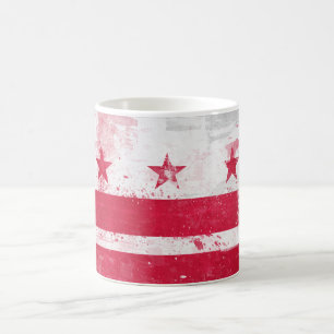 Mug Drapeau du district de Columbia en détresse