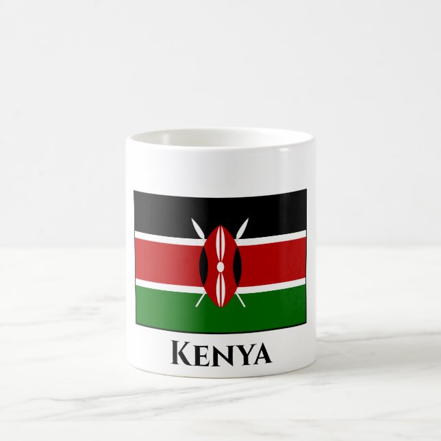 Mug Drapeau du Kenya (Centre)