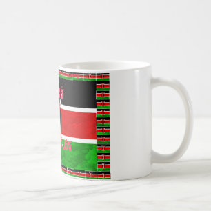Mug Drapeau du Kenya : Tuko Pamoja - Design d'art de l