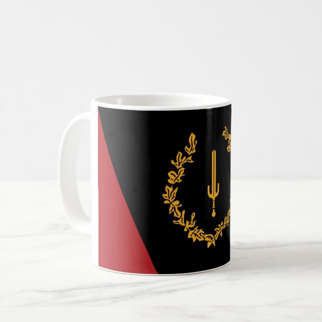 Mug Drapeau du patrimoine noir de l'Amérique (Devant gauche)