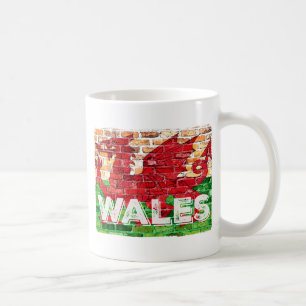 Mug Drapeau du Pays de Galles en brique