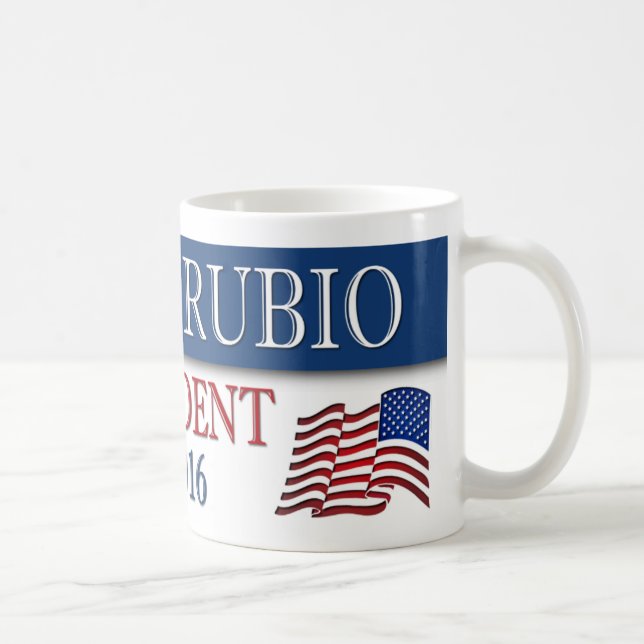 Mug Drapeau du président Marco Rubio 2016 États-Unis (Droite)
