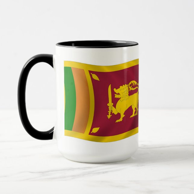 Mug Drapeau du Sri Lanka (Gauche)