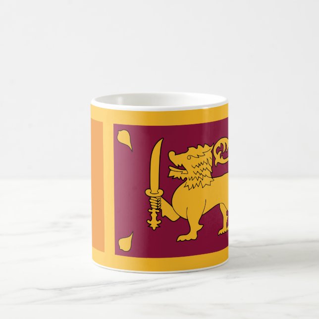 Mug Drapeau du Sri Lanka (Centre)