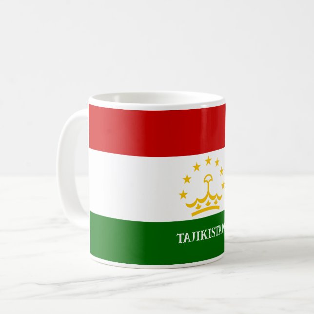 Mug Drapeau du Tadjikistan (Devant gauche)