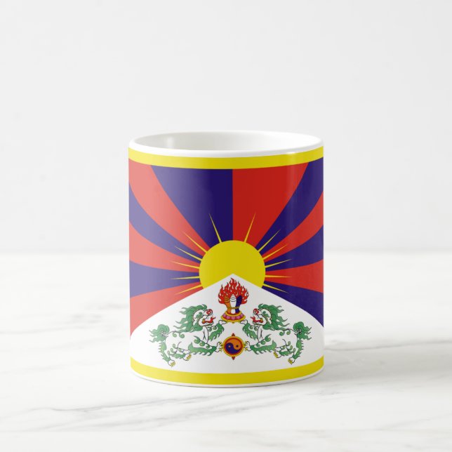 Mug Drapeau du Tibet libre (Centre)