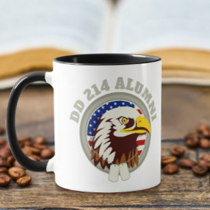 Mug Drapeau Eagle Emblem USA   DD 214