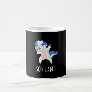 Mug Drapeau écossais Dabbing Unicorne